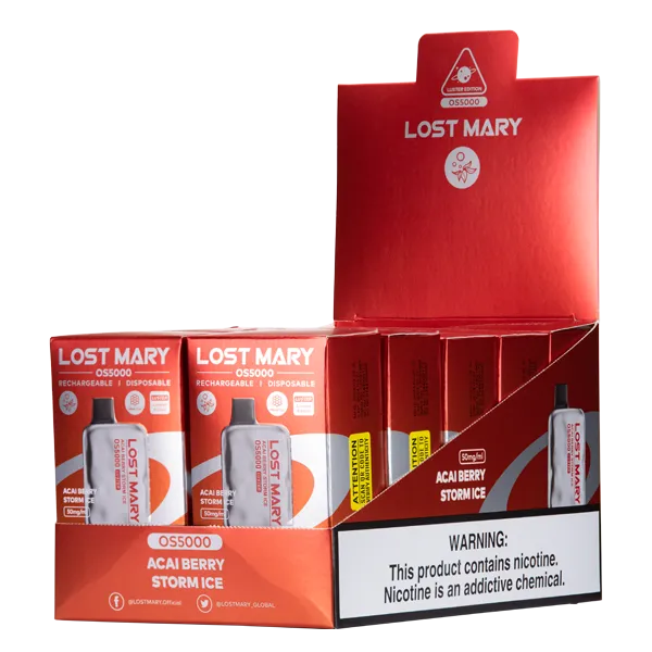 Acai Berry Storm Ice Lost Mary OS5000 Luster