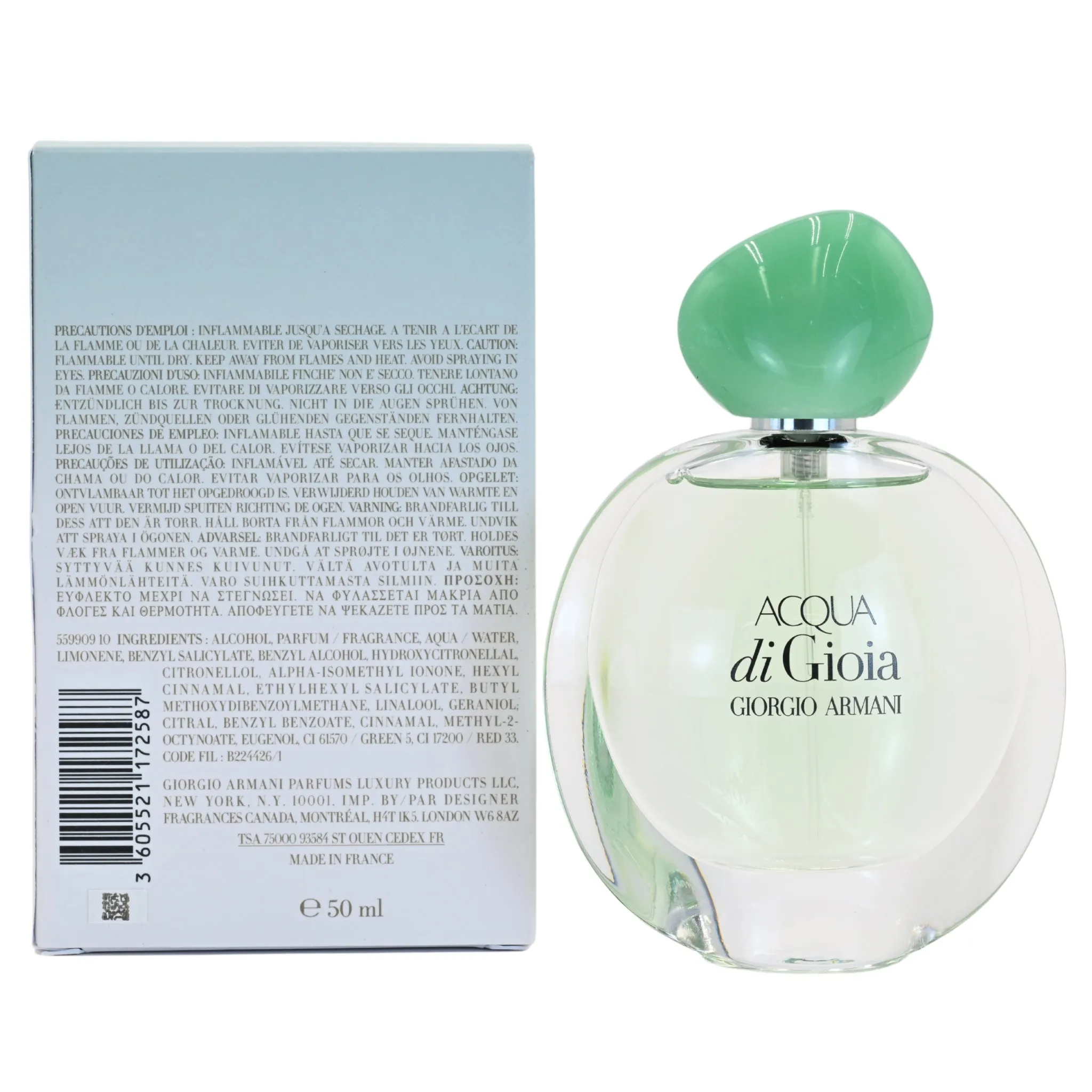 Acqua di Gioia by Giorgio Armani perfume for women EDP 1.7 oz New in Box