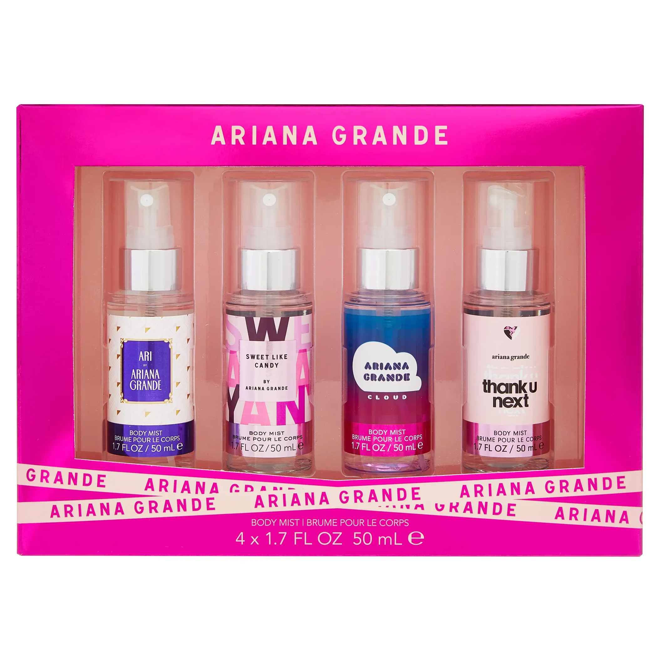 Ariana Grande Body Mist Collection 4 Piece Gift Set
