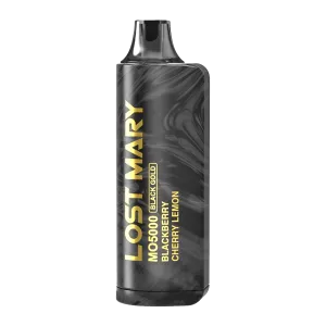Blackberry Cherry Lemon Lost Mary MO5000 Black Gold Edition
