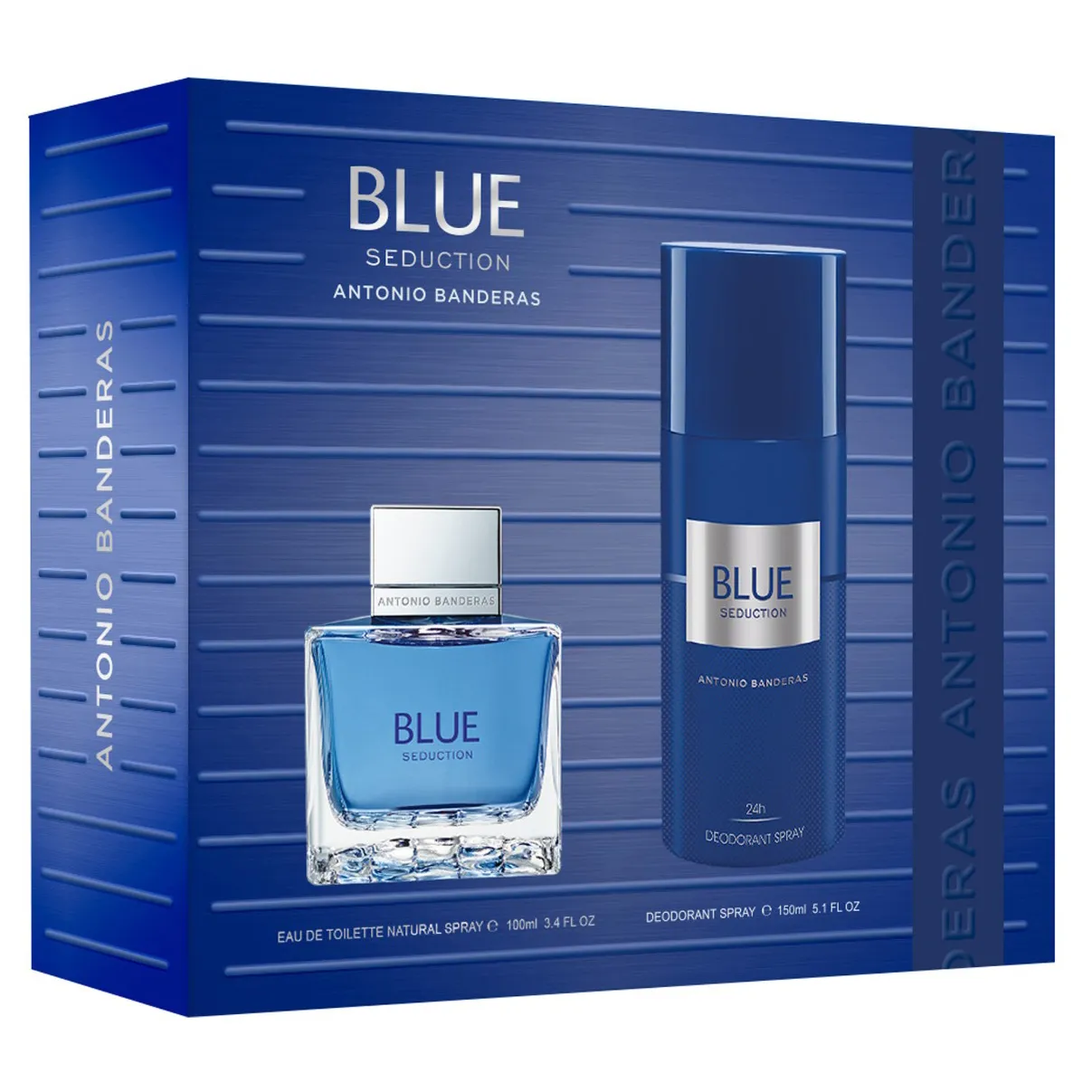 Blue Seduction by Antonio Banderas 100ml EDT 2pc Gift Set