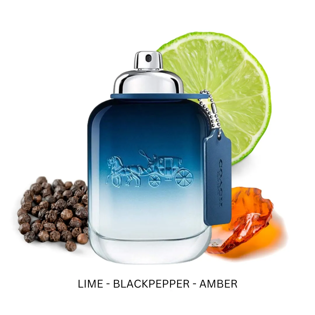 Coach Blue For Men By Coach Eau De Toilette Spray 3.4 oz