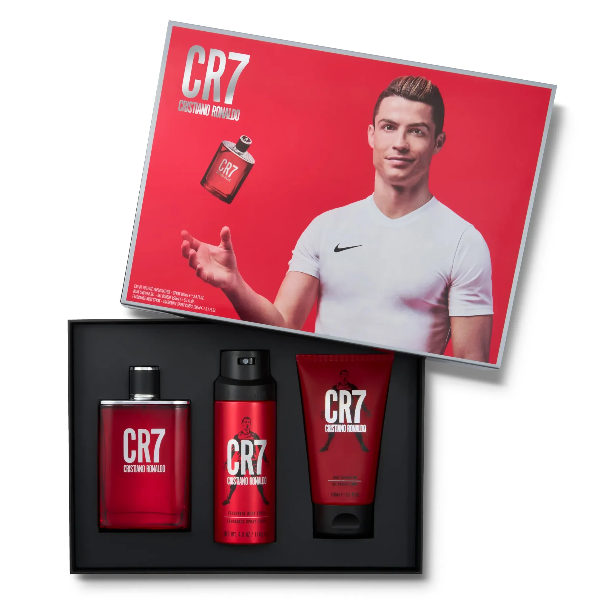 CR7 by Cristiano Ronaldo 100ml EDT 3 Piece Gift Set