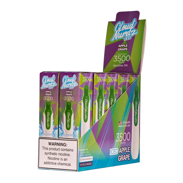 Iced Apple Grape Cloud Nurdz 3500