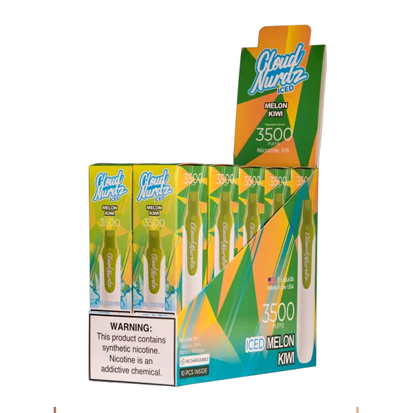 Iced Melon Kiwi Cloud Nurdz 3500