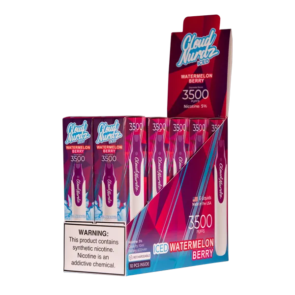 Iced Watermelon Berry Cloud Nurdz 3500