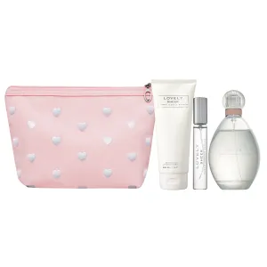 Lovely Sheer by Sarah Jessica Parker 100ml EDP 4pc Set
