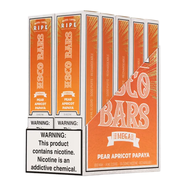 Pear Apricot Papaya Esco Bar MEGA