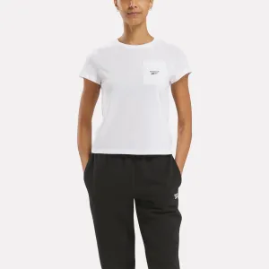 Reebok Identity Small Logo Tee White