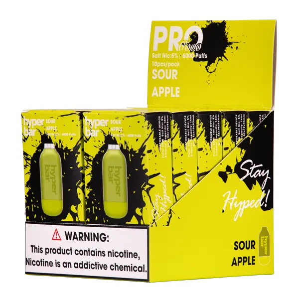 Sour Apple Hyper Bar Pro 6000