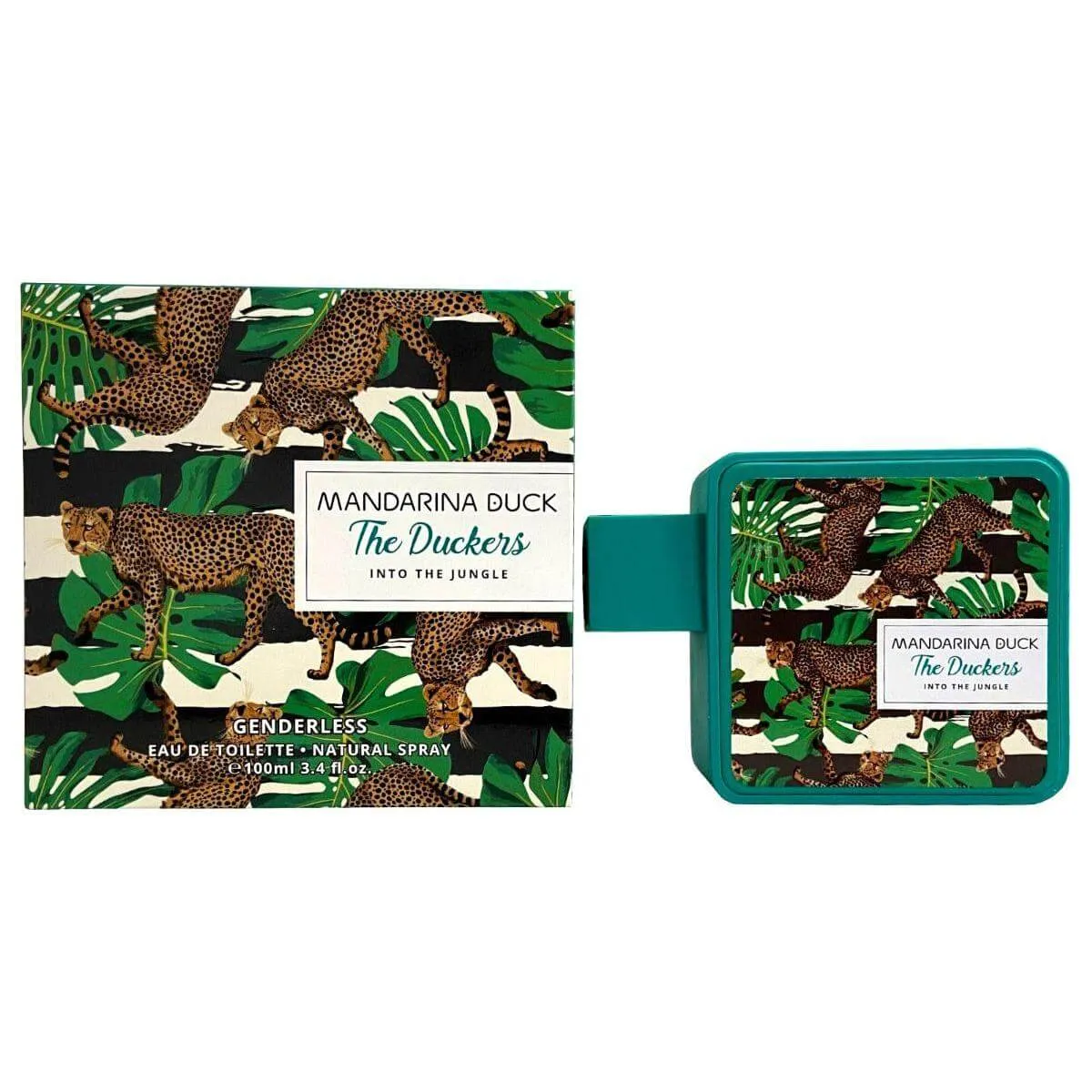 The Duckers Into The Jungle by Mandarina Duck unisex EDT 3.3 / 3.4 oz New In Box