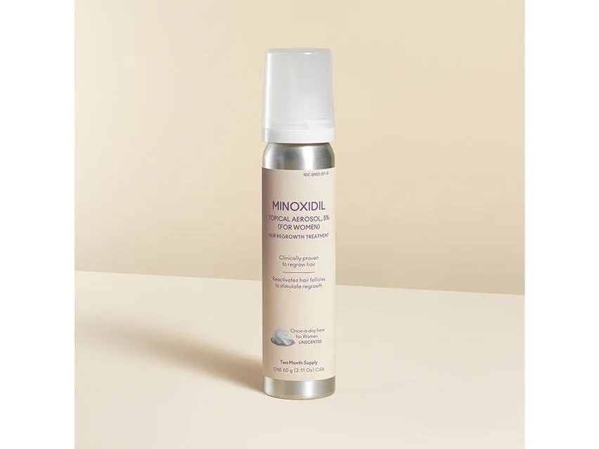 Virtue Flourish Minoxidil Topical Aerosol 5% Hair Regrowth Treatment (For Women)